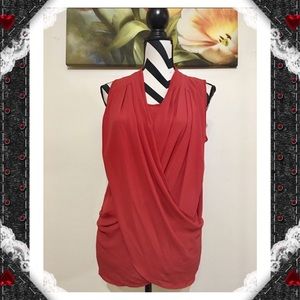 NY&C Wrap Style Sleeveless Top